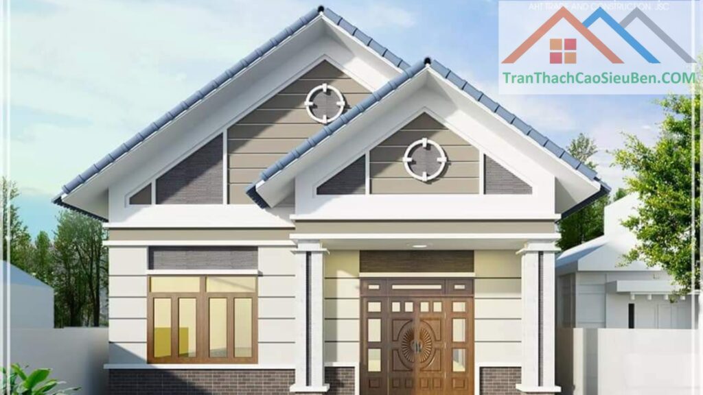 Phô trương bề thế của ngôi nhà