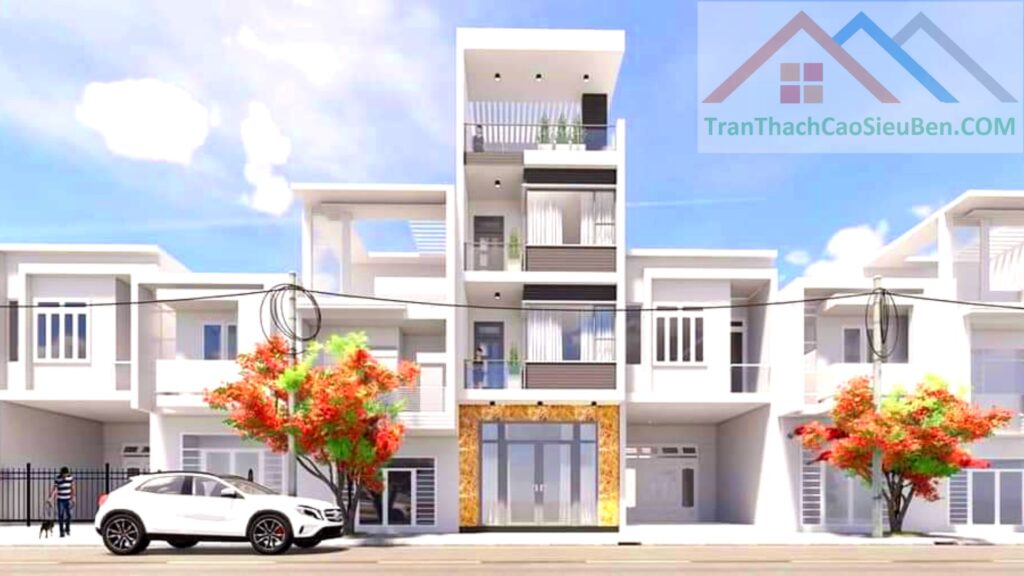 Mẫu mặt tiền nhà ống không ban công